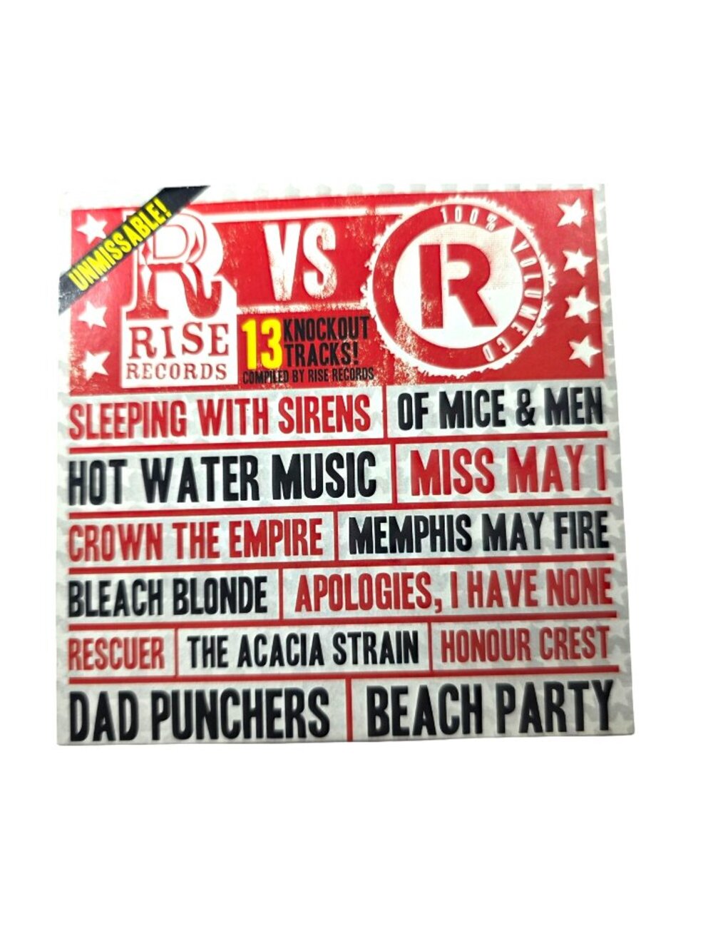 Rise Records VS Rock Sound Compilation CD 13 Tracks 2013 Release